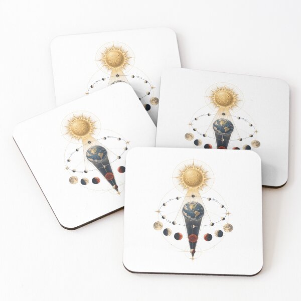 Item preview, Lunar Eclipse Art – Blood Moon, Moon Phases and Astronomy Design designed and sold by AMICO77.