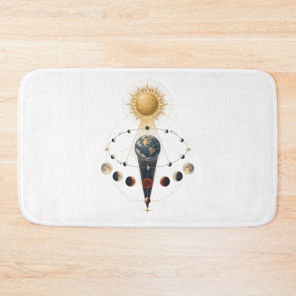 Item preview, Lunar Eclipse Art – Blood Moon, Moon Phases and Astronomy Design designed and sold by AMICO77.