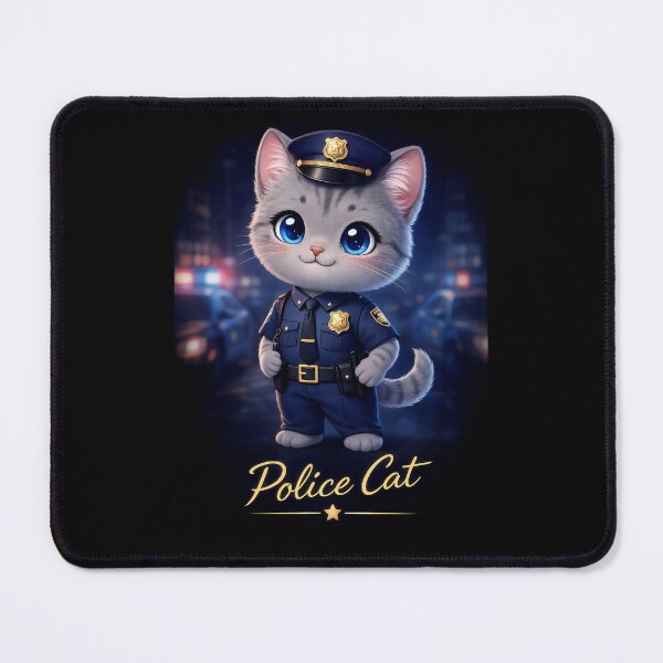 Item preview, Police Cat designed and sold by Meow Story .