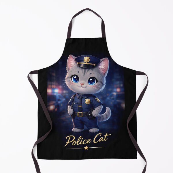 Item preview, Police Cat designed and sold by Meow Story .