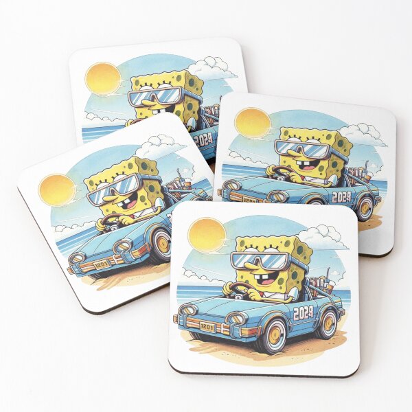 Item preview, Cool Sponge Driving Convertible Vintage Beach Car designed and sold by jhgjykuo.