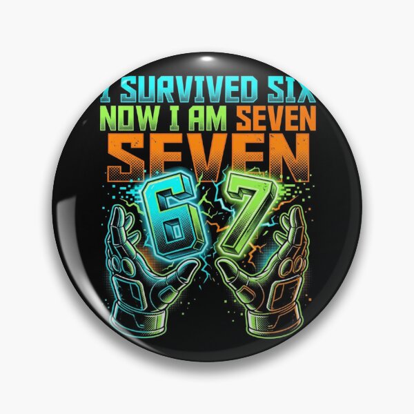 Item preview, I Survived Six Now I Am Seven 6 7 Meme Gamer 7th Birthday Boy designed and sold by TeNovaStudio ⭐⭐⭐⭐⭐.