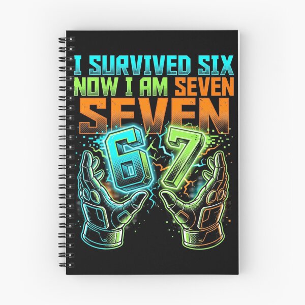 Item preview, I Survived Six Now I Am Seven 6 7 Meme Gamer 7th Birthday Boy designed and sold by TeNovaStudio ⭐⭐⭐⭐⭐.