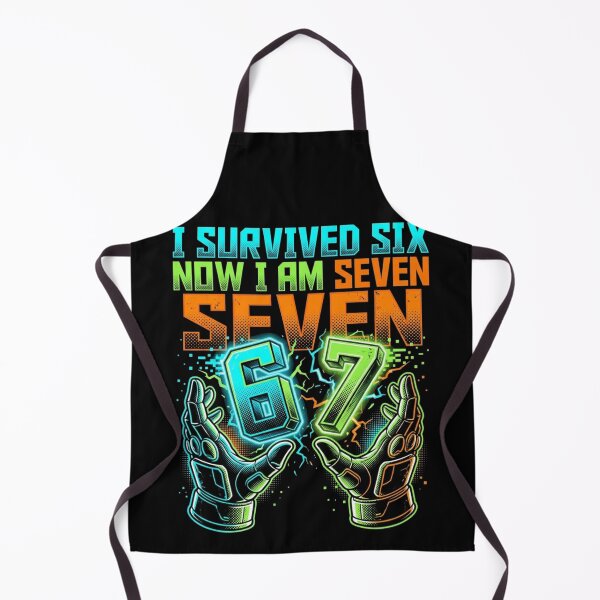 Item preview, I Survived Six Now I Am Seven 6 7 Meme Gamer 7th Birthday Boy designed and sold by TeNovaStudio.