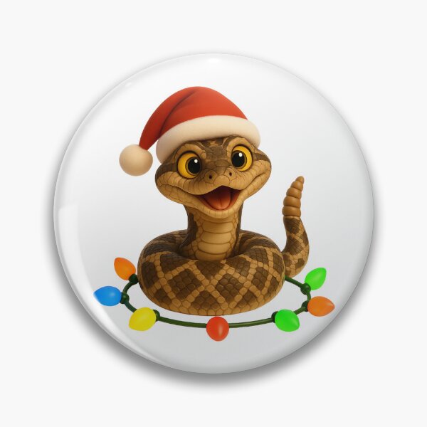 Item preview, Christmas Eastern Diamondback Rattlesnake designed and sold by Sillytoe.