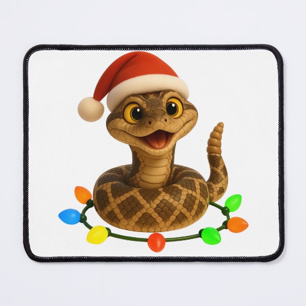 Item preview, Christmas Eastern Diamondback Rattlesnake designed and sold by Sillytoe.