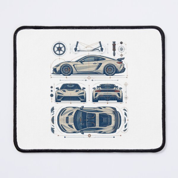 Item preview, Retro Car Graphic Art – Fictional Racing, Garage and Driving Design designed and sold by AMICO77.