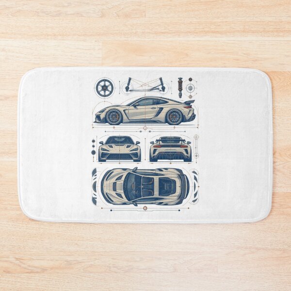 Item preview, Retro Car Graphic Art – Fictional Racing, Garage and Driving Design designed and sold by AMICO77.