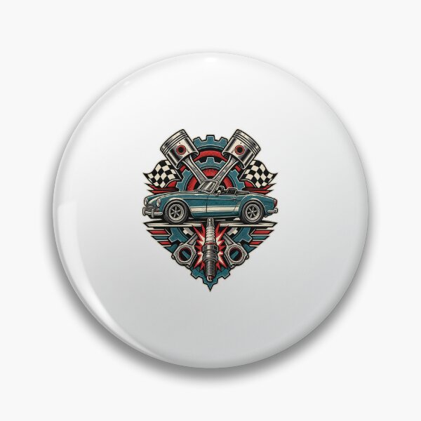 Item preview, Retro Car Graphic Art – Fictional Racing, Garage and Driving Design designed and sold by AMICO77.