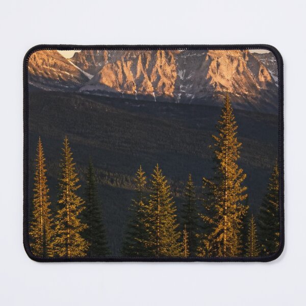 Item preview, Golden Hour Mountain Peak Majestic Pine Forest Landscape designed and sold by Broken143.