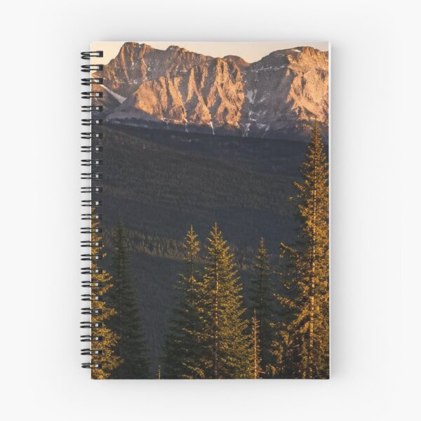Item preview, Golden Hour Mountain Peak Majestic Pine Forest Landscape designed and sold by Broken143.