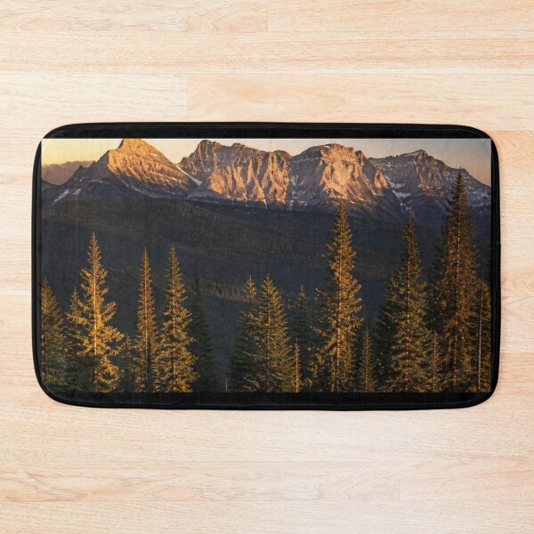 Item preview, Golden Hour Mountain Peak Majestic Pine Forest Landscape designed and sold by Broken143.
