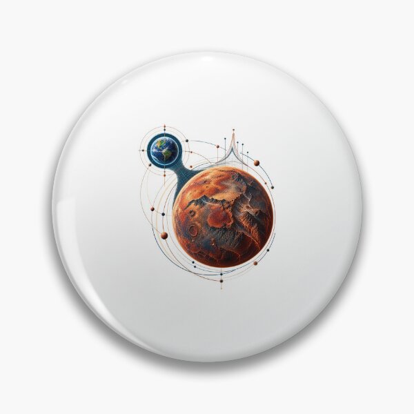 Item preview, Mega-Earth Exoplanet – GJ 523b Space Science and Astronomy Art designed and sold by AMICO77.