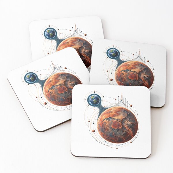 Item preview, Mega-Earth Exoplanet – GJ 523b Space Science and Astronomy Art designed and sold by AMICO77.