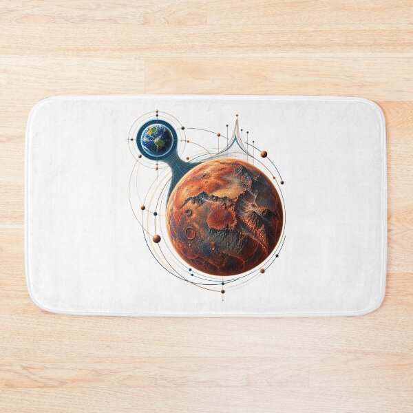 Item preview, Mega-Earth Exoplanet – GJ 523b Space Science and Astronomy Art designed and sold by AMICO77.