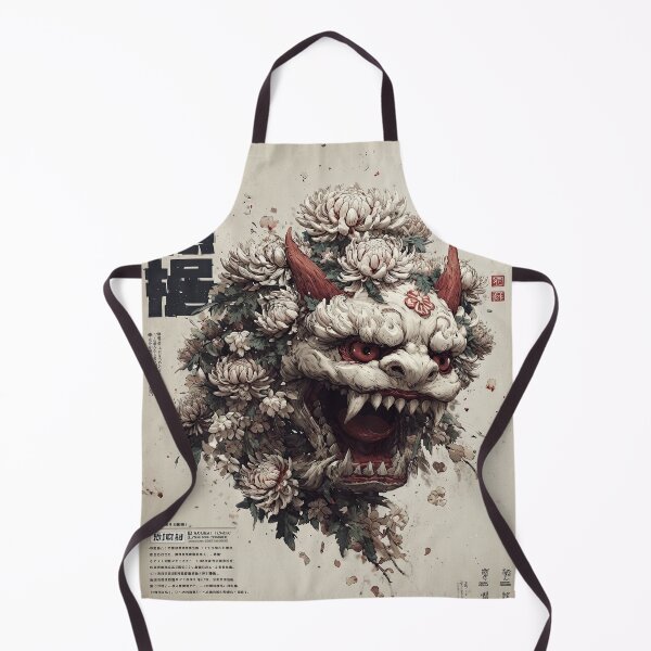 Item preview, Floral Shishi – Japanese Guardian Lion designed and sold by obstinator.