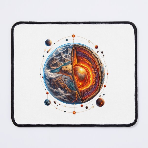 Item preview, Mega-Earth Exoplanet – GJ 523b Space Science and Astronomy Art designed and sold by AMICO77.