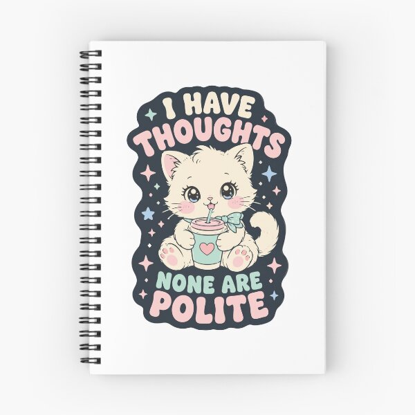 Item preview, I have thoughts none are polite cat humor designed and sold by HandicraftArt.