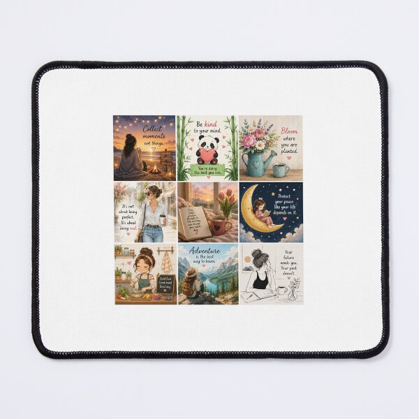 Item preview, Positive Self Care Inspirational Quotes designed and sold by Twins2Designs.
