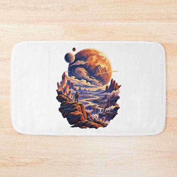 Item preview, Mega-Earth Exoplanet – GJ 523b Space Science and Astronomy Art designed and sold by AMICO77.