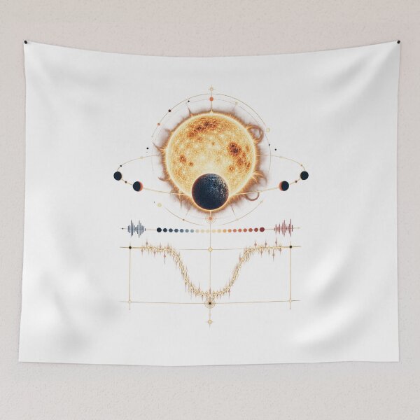 Item preview, Mega-Earth Exoplanet – GJ 523b Space Science and Astronomy Art designed and sold by AMICO77.