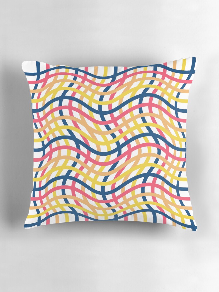 Thumbnail 3 of 4, Pillow, Linear Patterns designed and sold by NGgallery.