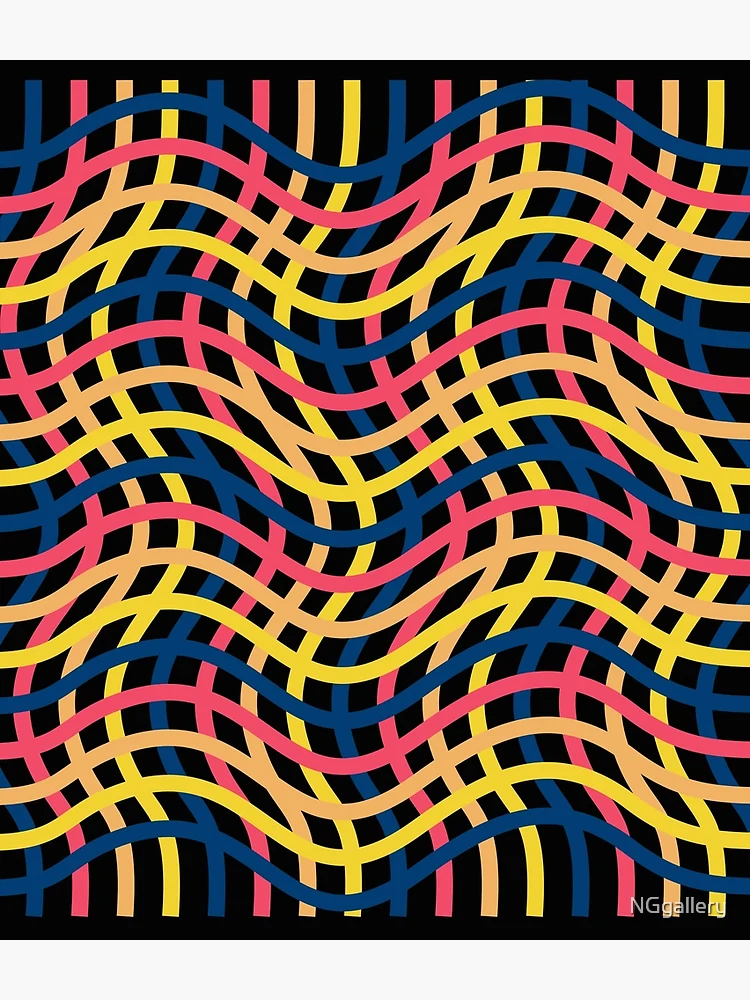 Thumbnail 3 of 3, Backpack, Linear Patterns designed and sold by NGgallery.