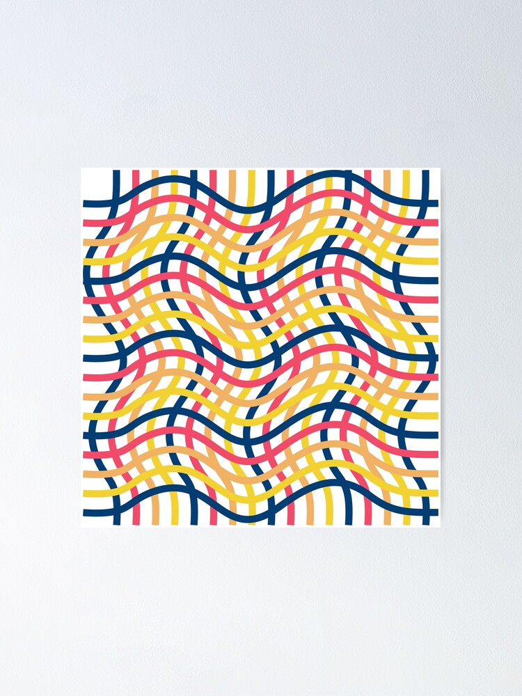 Thumbnail 1 of 3, Poster, Linear Patterns designed and sold by NGgallery.