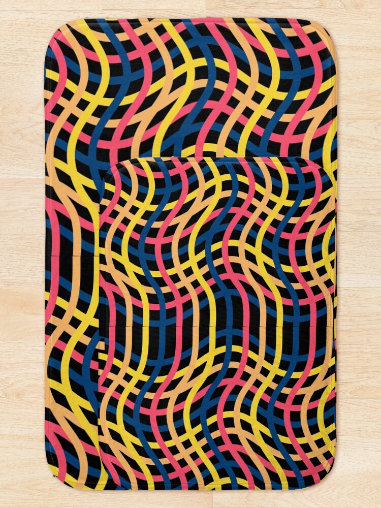 Thumbnail 5 of 6, Bath Mat, Linear Patterns designed and sold by NGgallery.