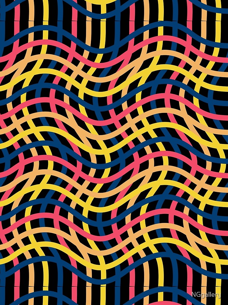 Thumbnail 3 of 3, Scarf, Linear Patterns designed and sold by NGgallery.