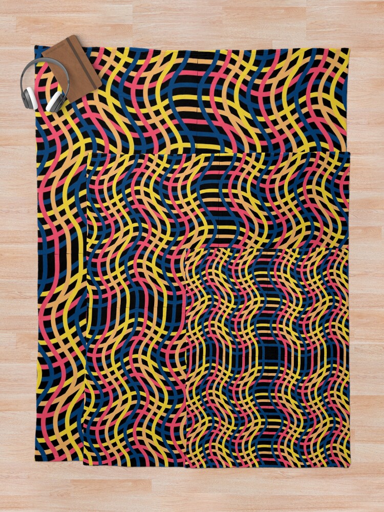 Thumbnail 5 of 6, Throw Blanket, Linear Patterns designed and sold by NGgallery.