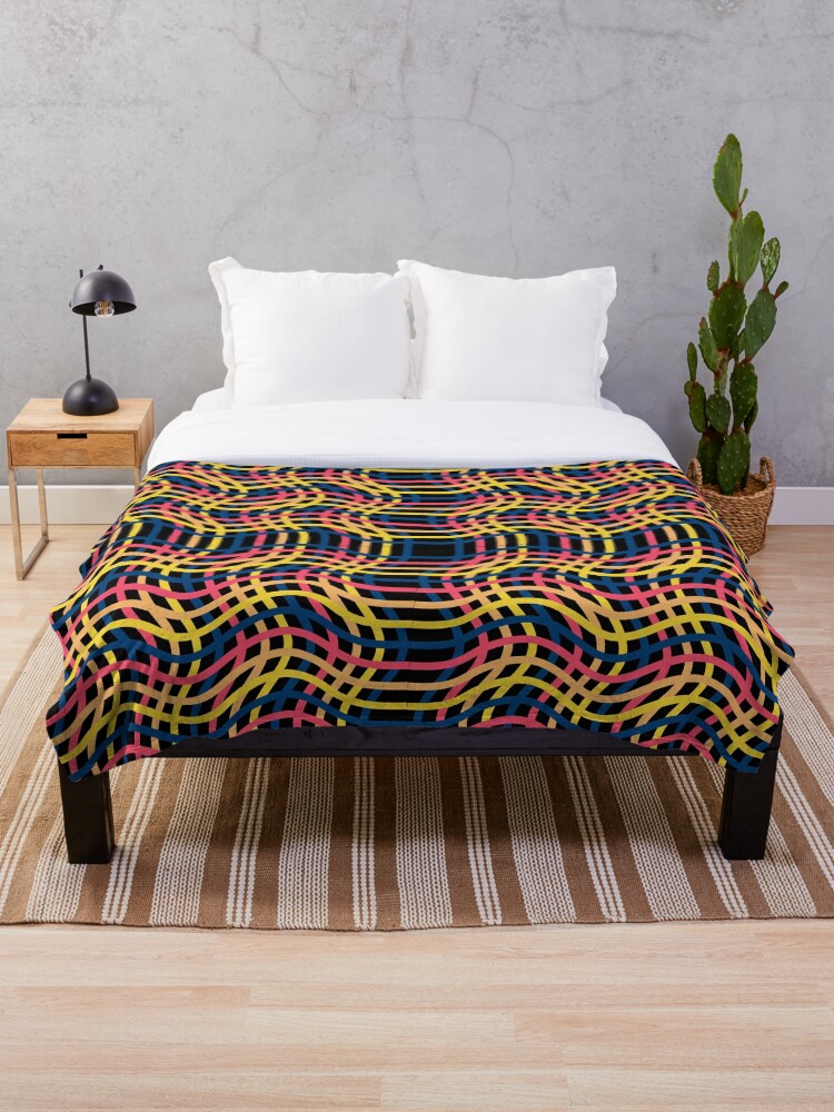 Thumbnail 1 of 6, Throw Blanket, Linear Patterns designed and sold by NGgallery.