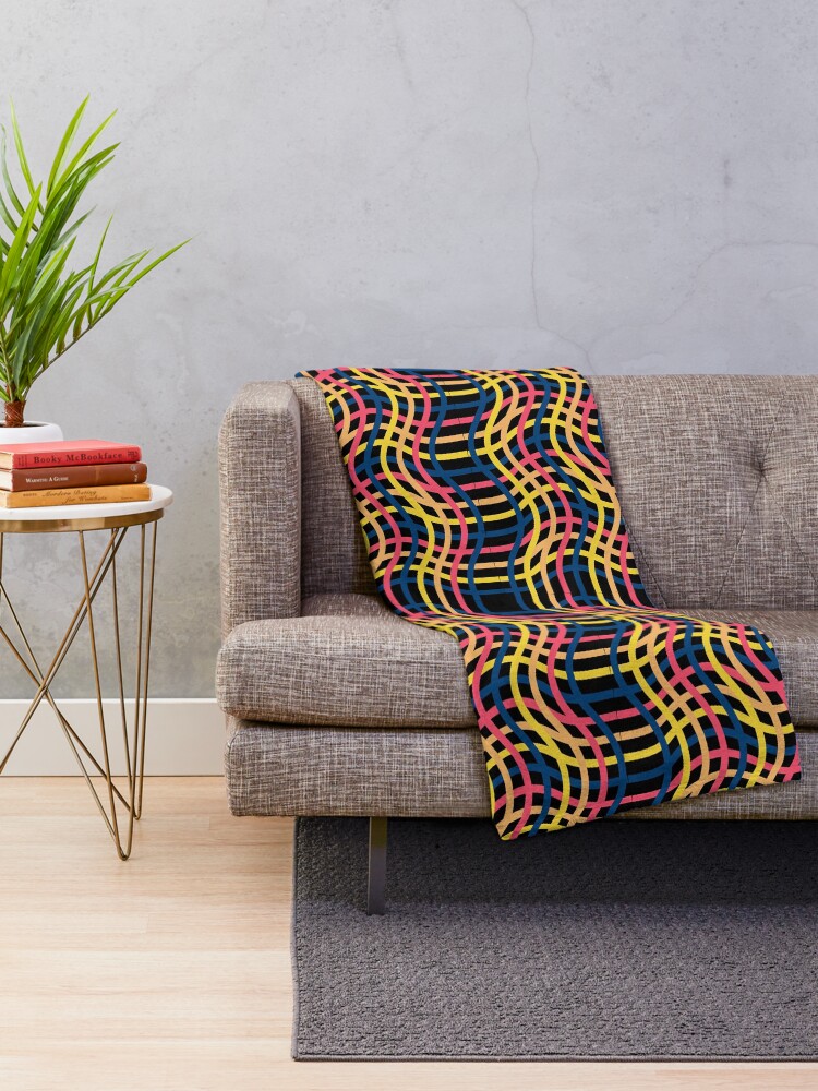 Thumbnail 2 of 6, Throw Blanket, Linear Patterns designed and sold by NGgallery.