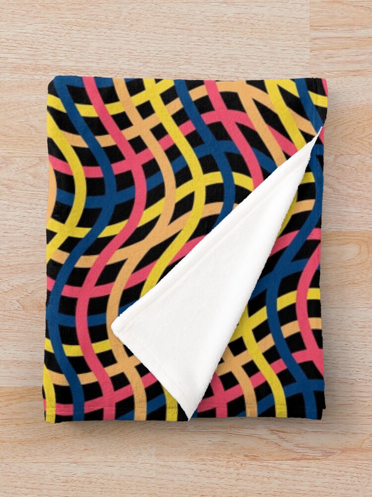 Thumbnail 3 of 6, Throw Blanket, Linear Patterns designed and sold by NGgallery.