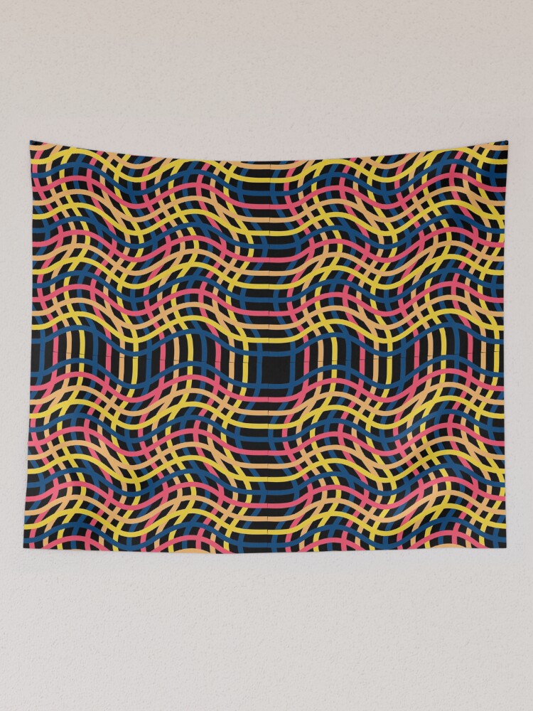 Thumbnail 2 of 3, Tapestry, Linear Patterns designed and sold by NGgallery.
