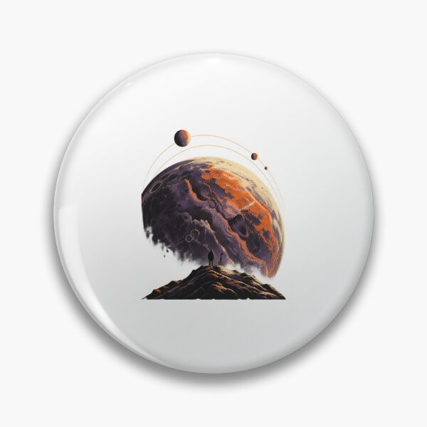 Item preview, Mega-Earth Exoplanet – GJ 523b Space Science and Astronomy Art designed and sold by AMICO77.