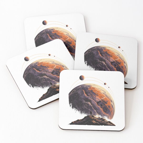 Item preview, Mega-Earth Exoplanet – GJ 523b Space Science and Astronomy Art designed and sold by AMICO77.