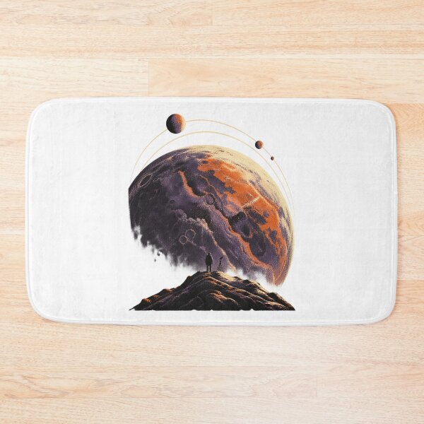 Item preview, Mega-Earth Exoplanet – GJ 523b Space Science and Astronomy Art designed and sold by AMICO77.