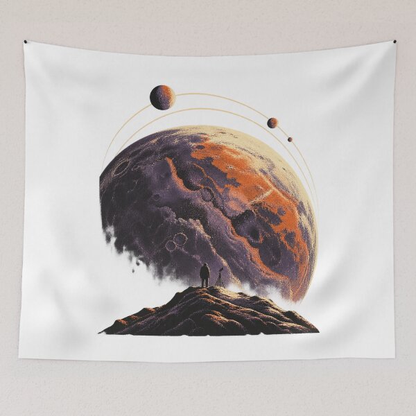 Item preview, Mega-Earth Exoplanet – GJ 523b Space Science and Astronomy Art designed and sold by AMICO77.