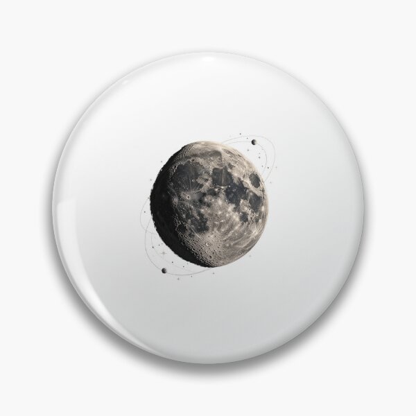Item preview, Moon Crater Art – Vintage Lunar Exploration and Astronomy Design designed and sold by AMICO77.