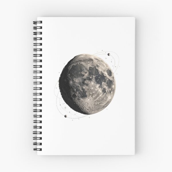 Item preview, Moon Crater Art – Vintage Lunar Exploration and Astronomy Design designed and sold by AMICO77.