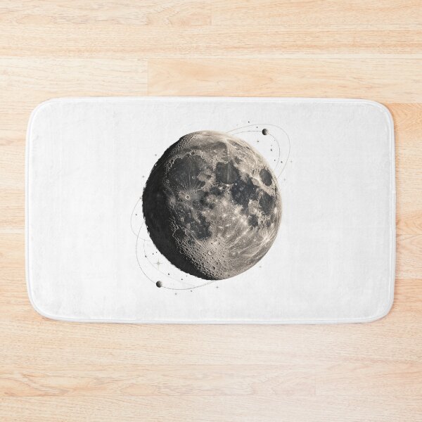 Item preview, Moon Crater Art – Vintage Lunar Exploration and Astronomy Design designed and sold by AMICO77.
