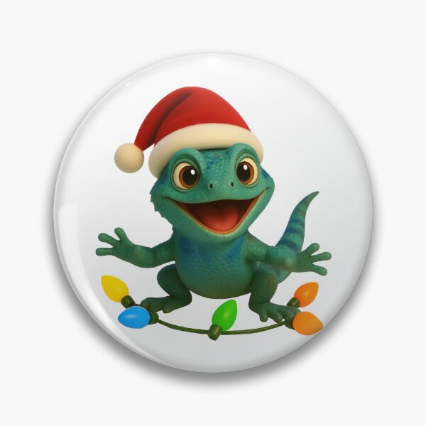 Item preview, Christmas Eastern Fence Lizard designed and sold by Sillytoe.