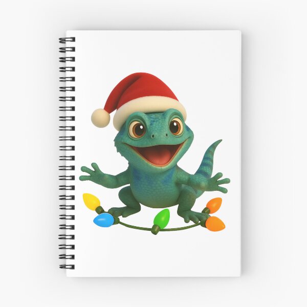 Item preview, Christmas Eastern Fence Lizard designed and sold by Sillytoe.