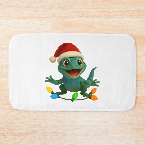 Item preview, Christmas Eastern Fence Lizard designed and sold by Sillytoe.