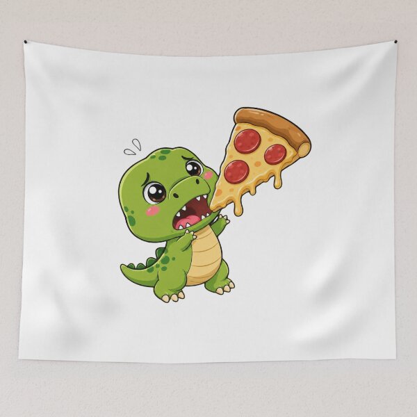 Item preview, T-Rex Eating Pizza designed and sold by MySthore.