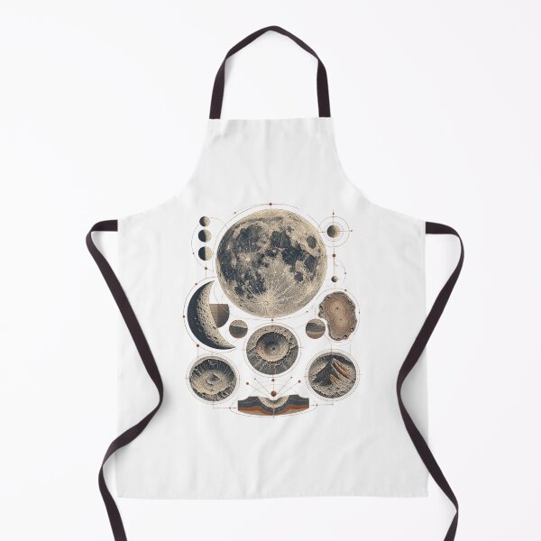 Item preview, Moon Crater Art – Vintage Lunar Exploration and Astronomy Design designed and sold by AMICO77.