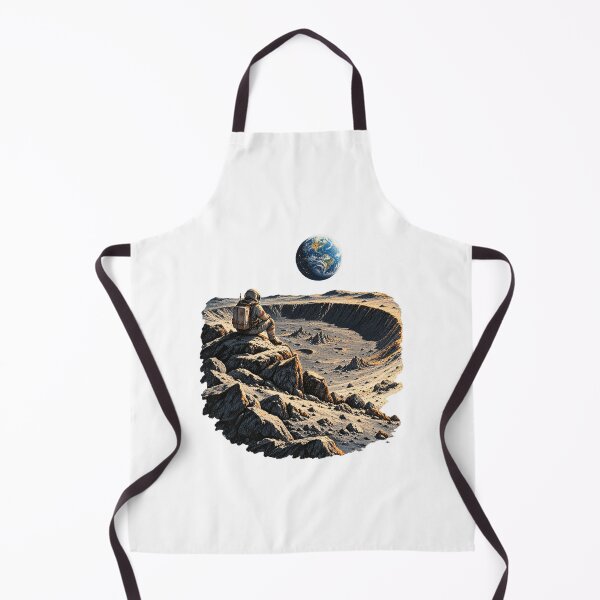 Item preview, Moon Crater Art – Vintage Lunar Exploration and Astronomy Design designed and sold by AMICO77.