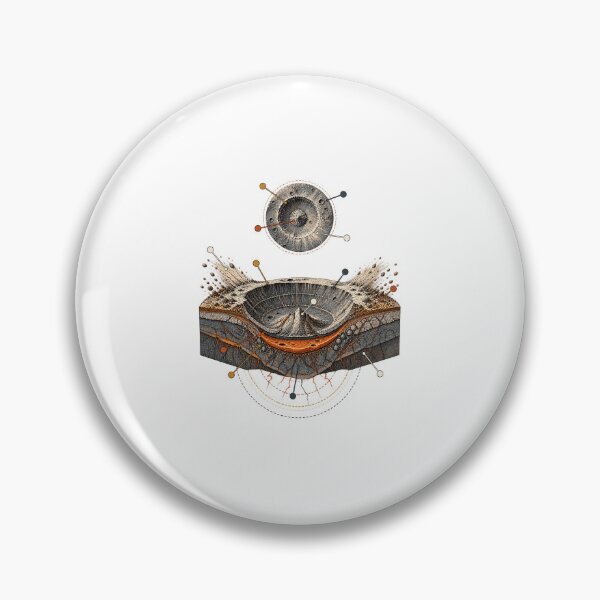 Item preview, Moon Crater Art – Vintage Lunar Exploration and Astronomy Design designed and sold by AMICO77.