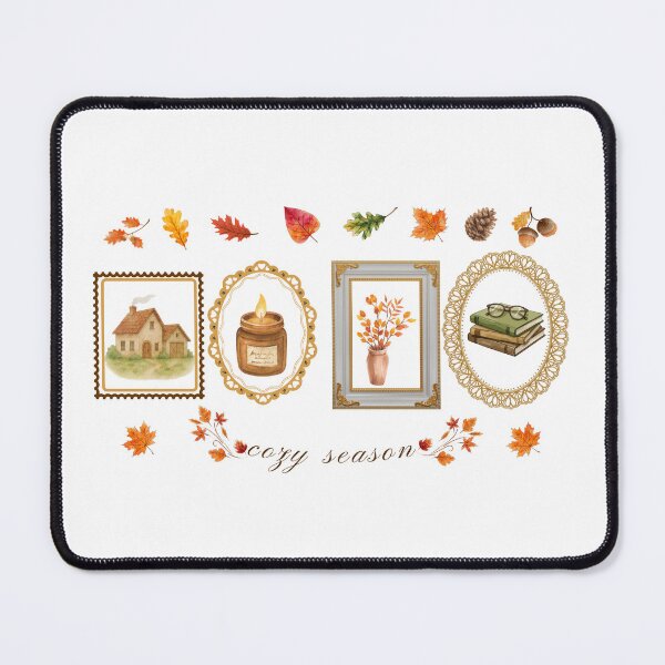 Item preview, Cozy Season Autumn Watercolor Vintage Frames designed and sold by Evercrest Life.